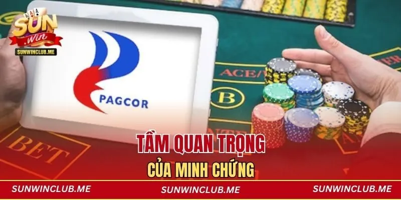 Tầm quan trọng của minh chứng